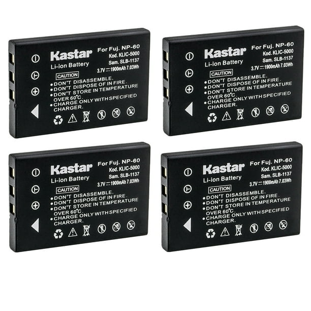 Kastar Replacement Battery for HP Photosmart R717 R507 R60R R707 R725 R727 R817 R818 R827 R837 R927 R937 R967 Gateway DC-T50 Traveler DC6300 Vizio DC630C Memorex MCC228RSBLK 7-IN-1 HD Digital Camera 